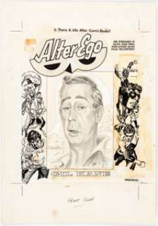Gil Kane and Marie Severin Alter Ego (Fanzine) #4 Cover Original Art (Alter Ego Enterprises, 1969).... | Heritage
