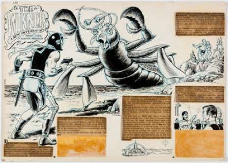 Murphy Anderson Strange Adventures #227 Complete 6-Page Story "The Winner" Original Art Group of 5 (DC, 1970).... (Total: 5 Original Art) | Heritage