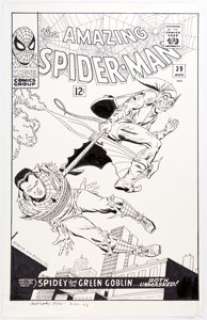 Mike Esposito The Amazing Spider-Man #39 Cover Re-Creation Original Art (2003).... | Heritage
