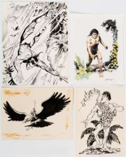 Don Marquez, Harry Habblitz, Tim Burgard, and Others - Edgar Rice Burroughs Inspired Illustrations Original Art and Portfolio ...