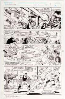 Darren Auck and Bill Anderson Namorita Story Page 2 Original Art Panel Page (Marvel Comics, c. 1990s). This -