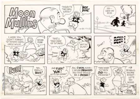 Ferd Johnson Moon Mullins Daily Comic Strip Original Art Group of 30 (News Syndicate Co., 1960s-70s).... (Total: 30 Original Art) | Heritage