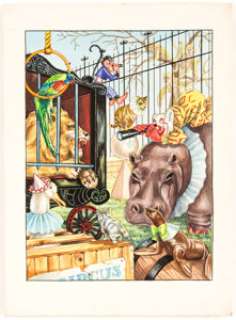 Patricia Valleau Tumblin Tim Rides Twinkle Toes Complete Book Original Art with Mock-Up Group of 17 (Samuel - | Heritage