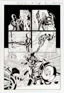 Cliff Richards and Art Thibert Huntress Year One #3 Story Page 6 Original Art (DC, 2008) She came to rob the most -