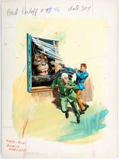 Gold Key Artist Boris Karloff Tales of Mystery #46 Cover Painting Original Art (Gold Key, 1973). The cover story - | Heritage