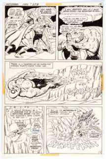 Curt Swan and Murphy Anderson Superman #258 Story Page 14 Original Art (DC, 1972). Superman sends the Galactic - | Heritage