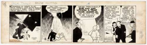 Chester Gould Dick Tracy Daily Comic Strip Original Art dated 9-14-36 (Chicago Tribune-N.Y. News Syndicate, 1936). - | Heritage