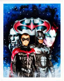 David Voigt Cinefantastique V29#1 July-1997 Cover Batman and Robin Original Art (Frederick S. Clarke, 1997).... | Heritage