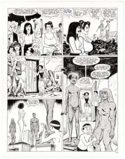 Gilbert Hernandez Love and Rockets - Palomar Story Page 10 Luba Original Art (Fantagraphics, c. 1990-2000s). Set - | Heritage