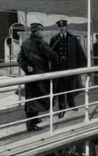 Arthur Rackham Illustration Original Art (C.1890s). Two sailors greet each other on this undated illustration, - | Heritage