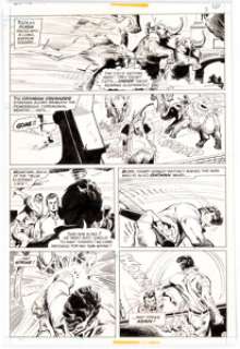 Jim Aparo The Brave and the Bold #125 Story Page 5 Original Art (DC, 1976).  Barry Allen (aka the Flash), fights - | Heritage