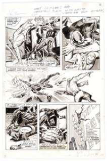 John Buscema and Tony DeZuniga Doc Savage #1 Story Page 11 Original Art (Marvel, 1975). An action-packed page of - | Heritage