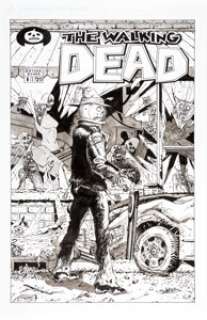 Matthew Kirscht The Walking Dead #1 Re-creation Specialty Illustration Original Art (2012). An inspired tribute by -