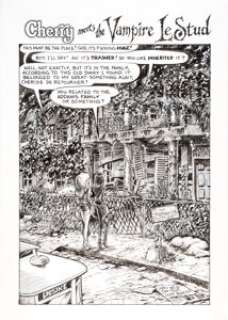 Larry Welz, Dan Fogel, and Duke Roosevelt Cherry #13 Splash Page 1 Original Art (Last Gasp, 1992).... | Heritage