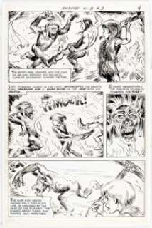 Howie Post Anthro #3 Story Page 4 Original Art (DC, 1968)....