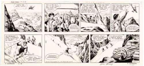 Dan Barry Flash Gordon Sunday Comic Strip Original Art dated 12-10-72 (King Features Syndicate, 1972).... | Heritage