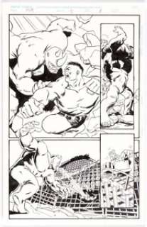 Paul Lee - Wizard Hulk 1/2 Story Page 8 Original Art (Marvel/Wizard, 1999)....