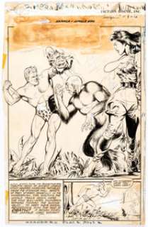 John Celardo And Fiction House Artist | KaÃ¤nga Comics #11 Complete 8-Page Story Original Art (Fiction House, 1952).... (Total: 8 Original Art) | Heritage