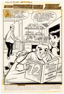 Dan Decarlo And Rudy Lapick | Archie at Riverdale High #2 Story Page Original Art Group of 17 (Archie, 1972). | Heritage