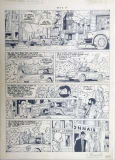 SIKORSKI Alain  - Tif et Tondu  - Planche 1 de l’album Fort Cigogne  - Encre de chine [...] | Vermot et Associés