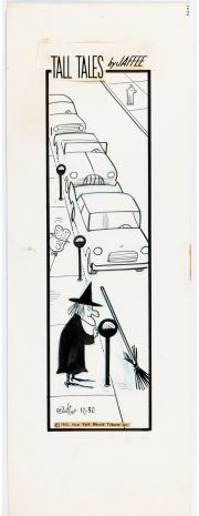 Al Jaffee | Striscia originale Tall Tales del 30-10-1962. Cm. 23 x 35,5. New York Herald Tribune. | Art e Fumetto