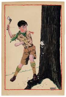 Hergé | Hergé et le scoutisme : les débuts d’un… | AZ auction