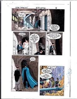 Bob Wiacek, Daniel Vozzo, Marshall Rogers - Batman: Legends of the Dark Knight #133 P.16 - Bruce Changing - Color Guide - Signed Issue 133 Page 16