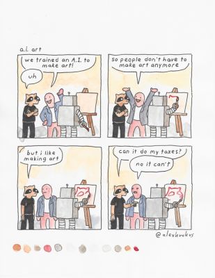 Alex Krokus | ai art | Athenaeum Comic Art