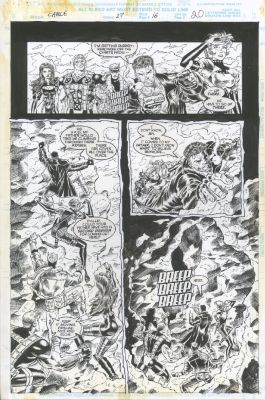 Ian Churchill, Scott Hanna | Cable: Volume 1, Issue 27, Page 16 | Ian Churchill