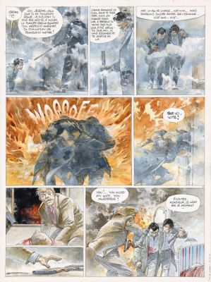 Hermann | Lune de guerre, planche n°52 à la mine de plomb… | AZ auction