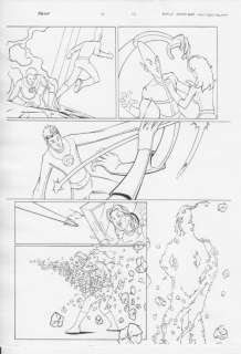 Joe Dodd - Marvel age fantastic four #11 p. 11 reed & sue vs impossible man