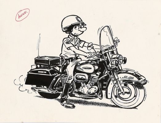 Jidéhem | Lot 136 - Pipette, illustration à l’encre de Chine… | AZ auction