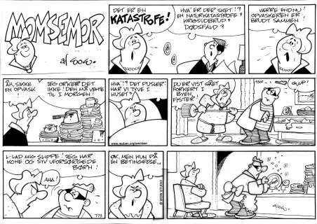 WOW – Momsemor Passende straf, søndagsside | ComicArt.dk