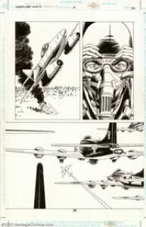 Russ Heath-Original Art Panel Pages from Enemy Ace: War in Heaven #2 (DC, 2001). Two awesome back to back pages of - | Heritage