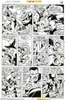 Gene Colan and Frank McLaughlin - Original Art for Wonder Woman #304, page 19 (DC, 1983). Wonder Woman narrowly - | Heritage