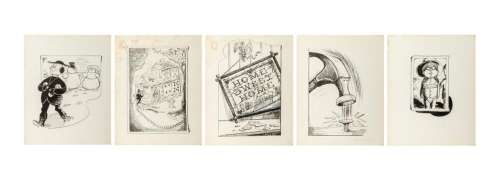 Marital Strife Cartoon Inks on Paper, 5 | misc / divers