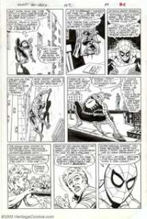 Larry Lieber and Jim Mooney - Original Art for The Spectacular Spider-Man #102, pages 3 and 21 (Marvel, 1985). - | Heritage