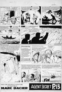 PAAPE Eddy  - Marc Dacier  - Planche de fin de l’album Les 7 cités de Cibola édité [...] | Vermot et Associés