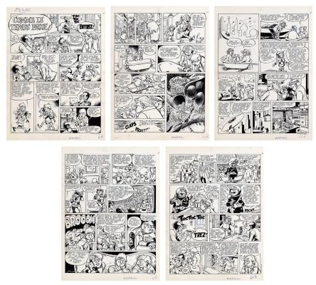 Sirius | Comme le temps passe !, planches n°1 à 5 à… | AZ auction