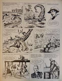 Kearon, Edward | Original page (p.28)  - Robot Archie  - South-Seas Fortune Hunter  - (1958) | Catawiki