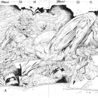 Greg Capullo | SPAWN – ISSUE 53 – PAGE #s 14 & 15 – DPS – ORIGINAL ART PAGES | Greg Capullo