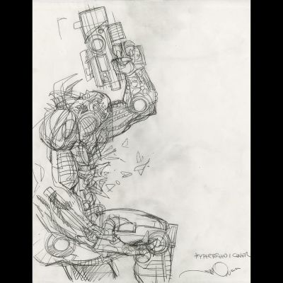 Walt Simonson | Storm Kids: Hyperbreed #1 Issue 1 Page Cover (Prelim) | Higher Consciousness Collectibles