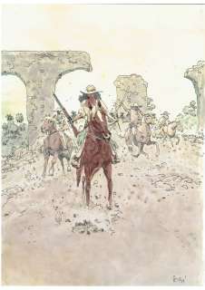 Rossi, Christian | Illustration originale Ã  l’aquarelle  - W.E.S.T.  - (2012) | Catawiki