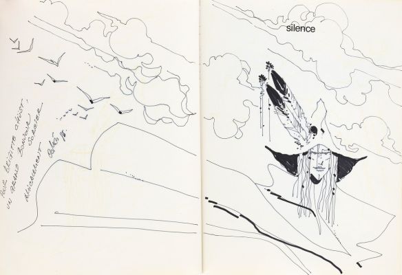 Comès | Lot 017 - Silence en édition originale de 1980 agrémenté… | AZ auction