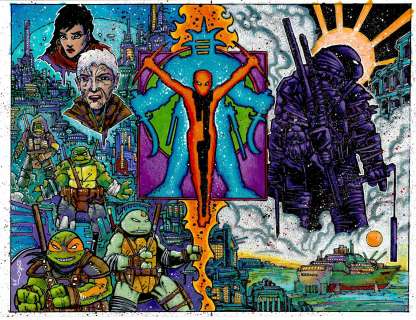 Kevin Eastman | TMNT Last Ronin Lost Years Issue 5 Wraparound Cover | Kevin Eastman