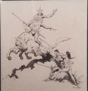 Frank Frazetta ’A Princess of Mars’ Illustration | Weiss Auctions
