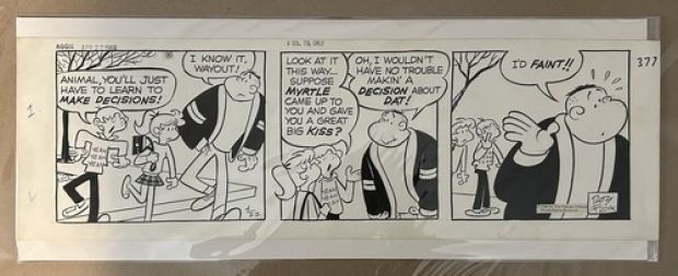 Aggie Mack Roy Fox original comic strip art April 22 1968 | eBay US (Buy It Now)