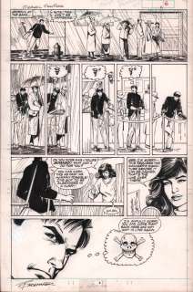 Carl Potts, Terry Shoemaker | Marvel Fanfare #42 P.6 - Peter Parker Queues At the Bank - Signed - 1989 | Anthony’s Comic Book Art