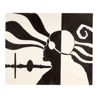 Hand-Drawn David Mack Nick Fury End Credit Artwork / CAPTAIN AMERICA: THE WINTER SOLDIER (2014) | Propstore