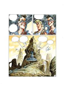 José Ortiz | Burton & Cyb - Excalibur p.2 (Zona 84) | ECC arte y coleccionismo